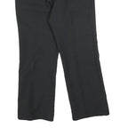 WRANGLER Womens Cotton Blend Black Regular Fit Straight Leg Trousers W34 L25