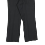 WRANGLER Womens Cotton Blend Black Regular Fit Straight Leg Trousers W34 L25