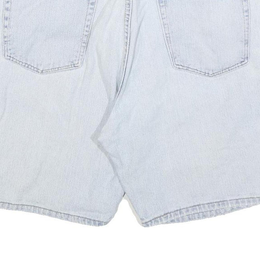 WRANGLER Mens Denim Shorts Light Blue Classic L W34 Casual Cotton Blend