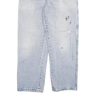 DICKIES Mens Jeans Blue Relaxed Straight Denim Light W32 L28 Workwear Zip