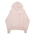 CHAMPION REVERSE WEAVE Womens Pink Pullover Hoodie S Cotton Blend Casual