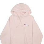 CHAMPION REVERSE WEAVE Womens Pink Pullover Hoodie S Cotton Blend Casual