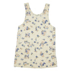 JENNA LANE Womens Shift Dress Beige Floral Sleeveless Short M
