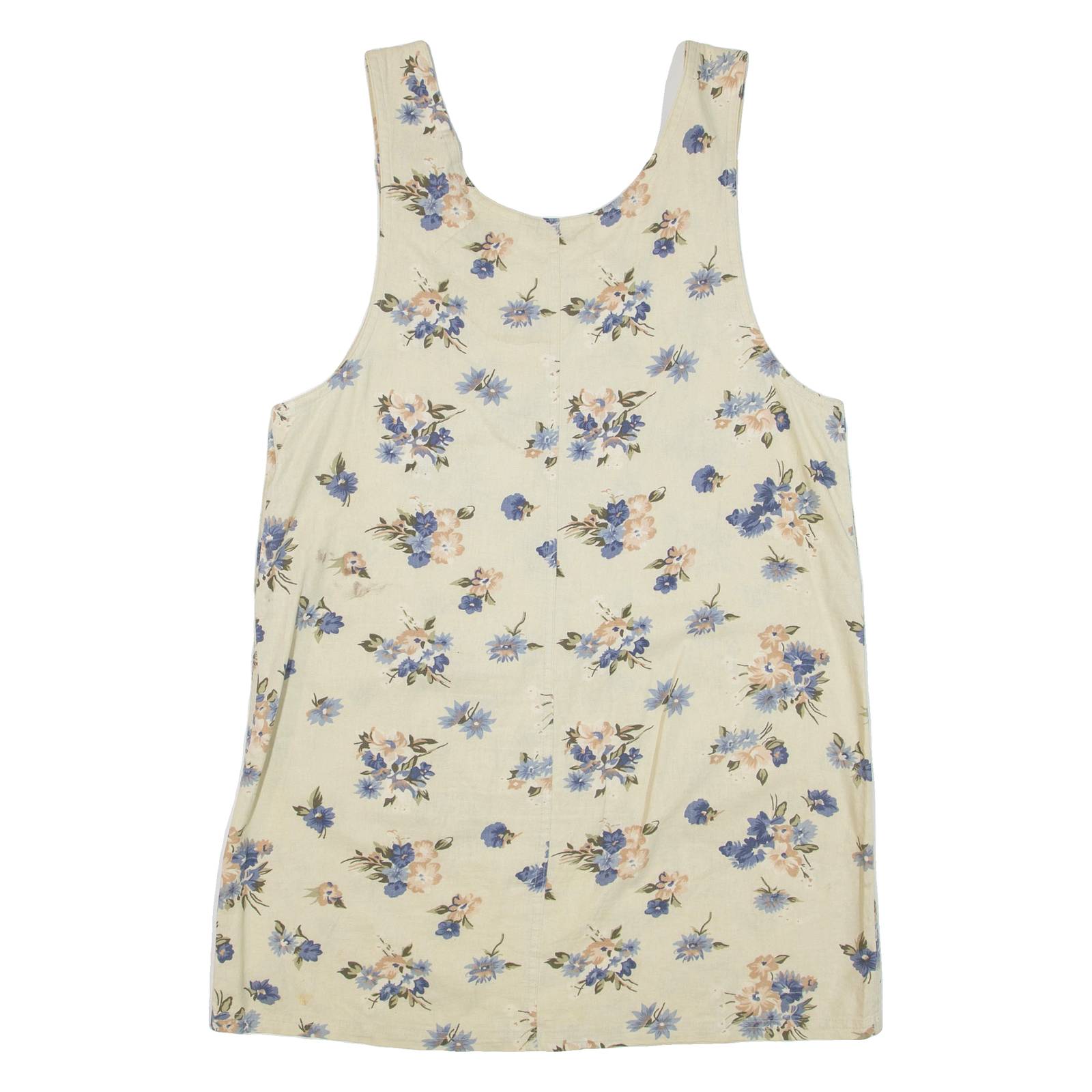 JENNA LANE Womens Shift Dress Beige Floral Sleeveless Short M