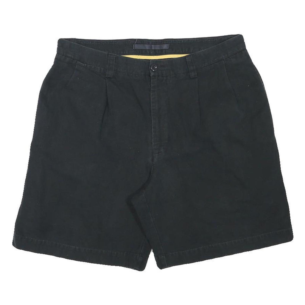 NAUTICA Mens Shorts Black Casual Classic XL W34 Cotton Blend Relaxed Fit