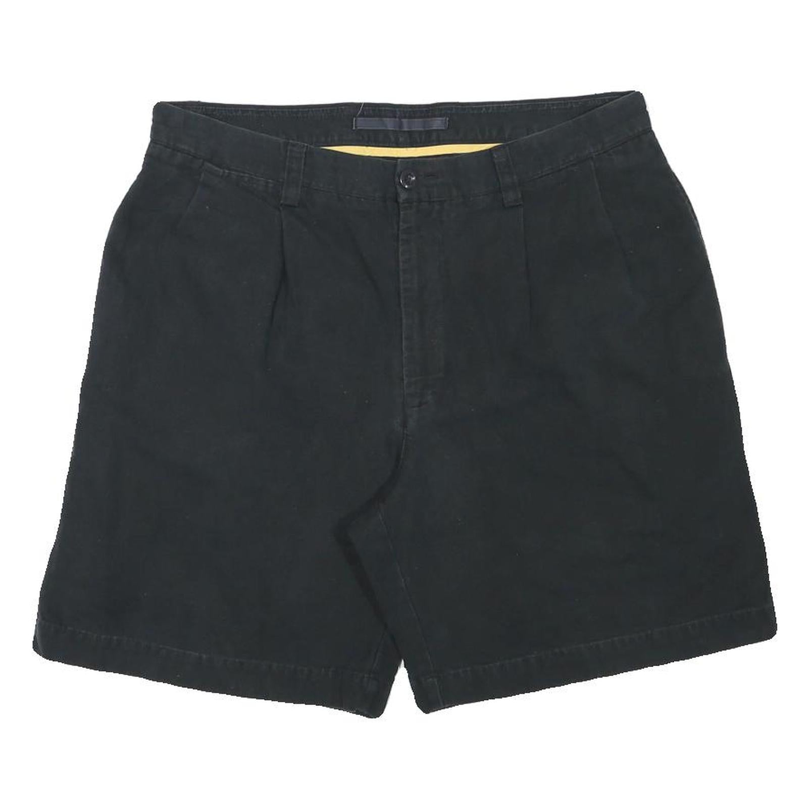 NAUTICA Mens Shorts Black Casual Classic XL W34 Cotton Blend Relaxed Fit