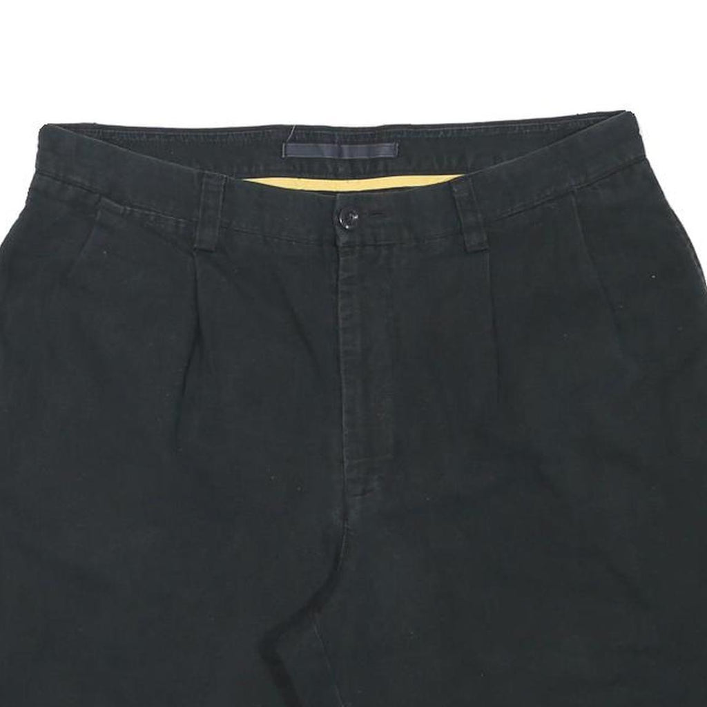 NAUTICA Mens Shorts Black Casual Classic XL W34 Cotton Blend Relaxed Fit