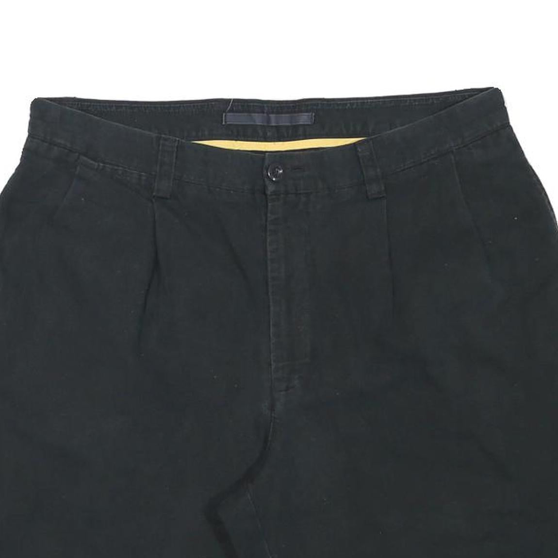 NAUTICA Mens Shorts Black Casual Classic XL W34 Cotton Blend Relaxed Fit