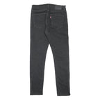 LEVI'S 512 BIG E Mens Jeans Black Slim Skinny Denim W32 L32 Zip