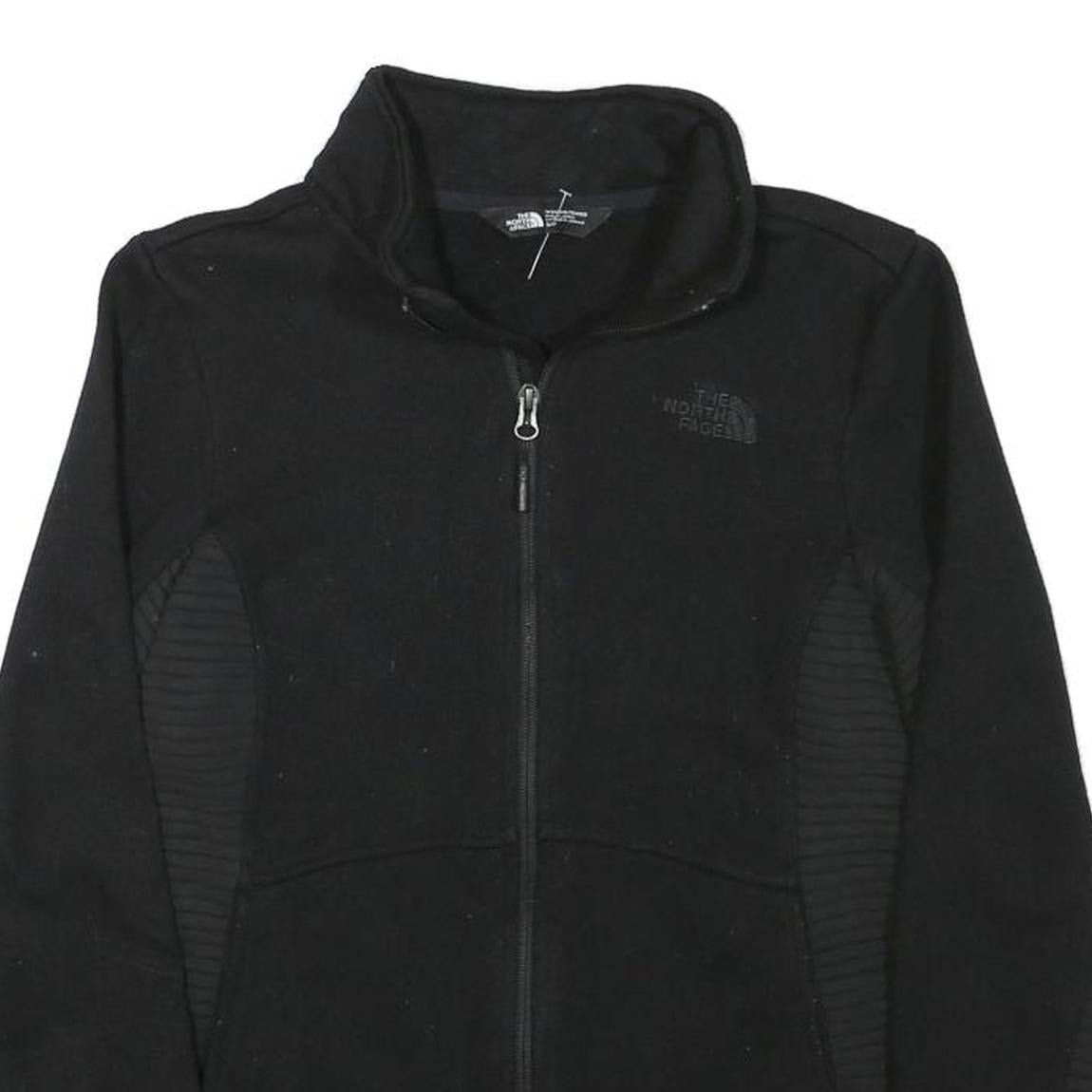 THE NORTH FACE Womens Black Jacket S Polyester Blend Zip Outdoor Casual