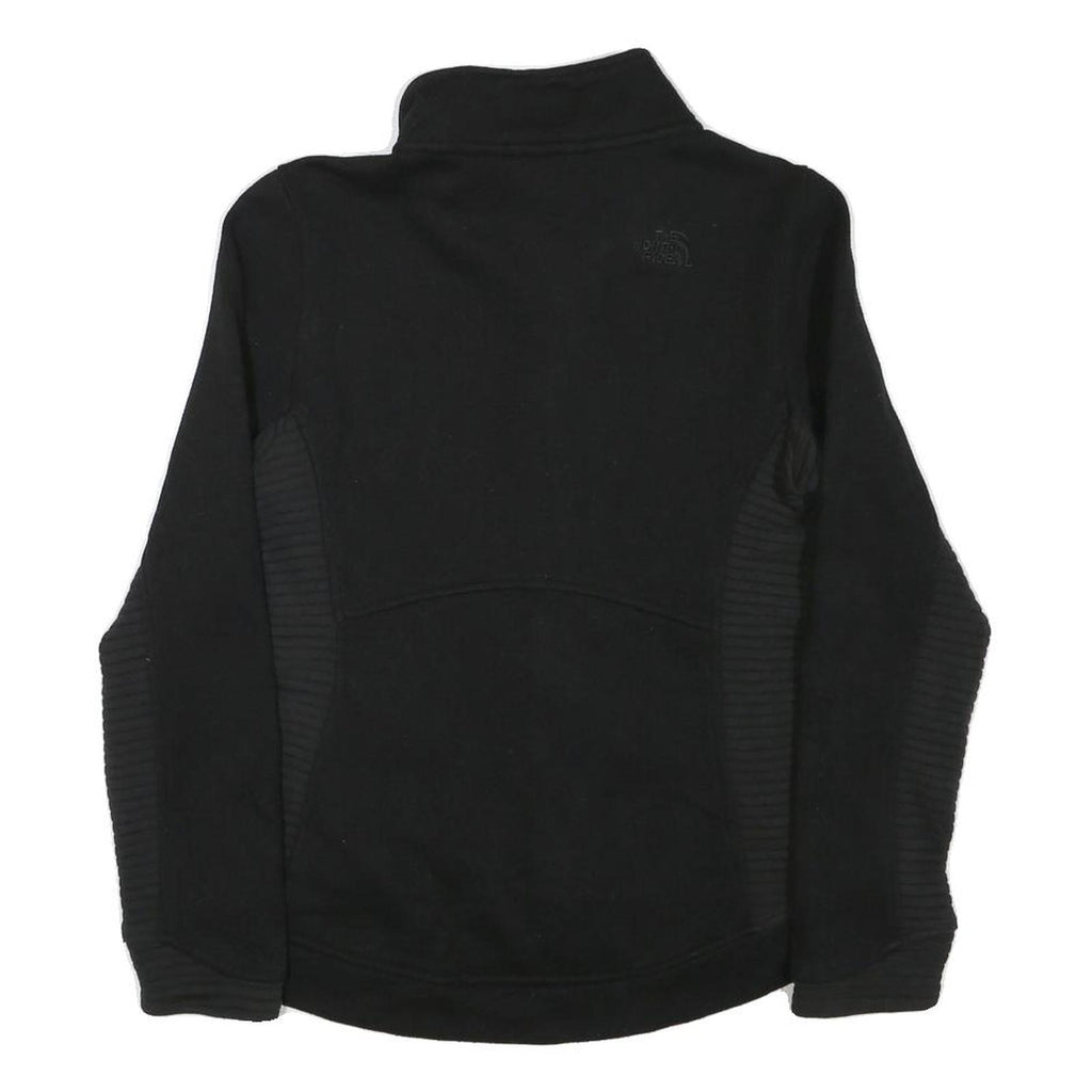 THE NORTH FACE Womens Black Jacket S Polyester Blend Zip Outdoor Casual
