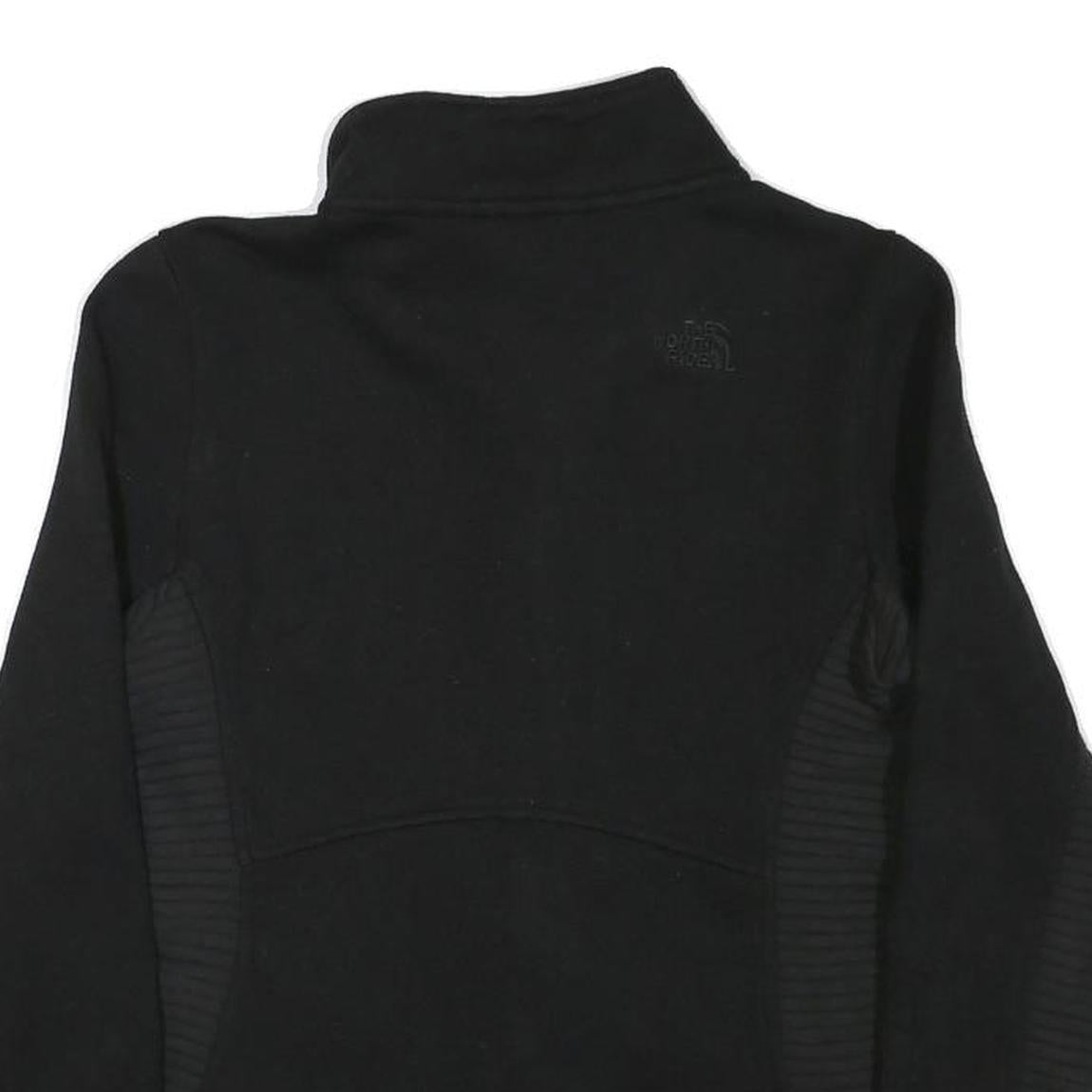 THE NORTH FACE Womens Black Jacket S Polyester Blend Zip Outdoor Casual