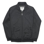 DIADORA Mens Black Athletic Zip Jacket XS Polyester Sportswear Track Top