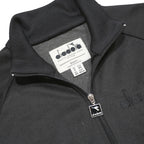 DIADORA Mens Black Athletic Zip Jacket XS Polyester Sportswear Track Top