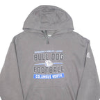 ADIDAS Bulldog Football Columbus North Mens Grey Hoodie USA M