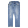 LEVI'S 501 BIG E Jeans Mens Blue Regular Straight Stone Wash W34 L32