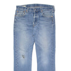 LEVI'S 501 BIG E Jeans Mens Blue Regular Straight Stone Wash W34 L32