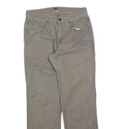 RIDGECUT Mens Cotton Blend Beige Regular Fit Zip Trousers W30 L32 Workwear