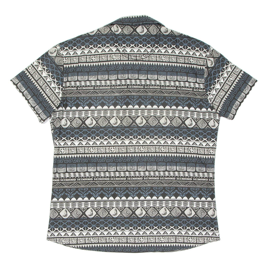 Mens Shirt Black Crazy Pattern M