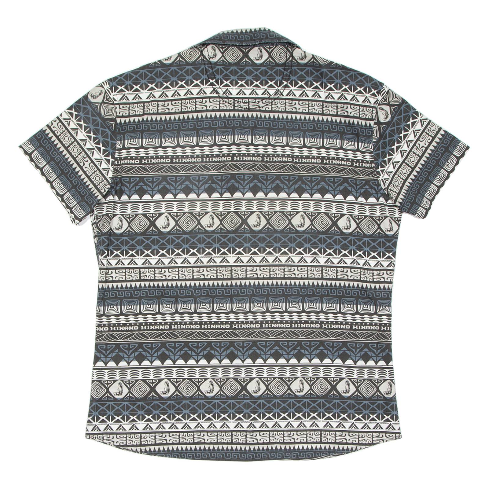 Mens Shirt Black Crazy Pattern M