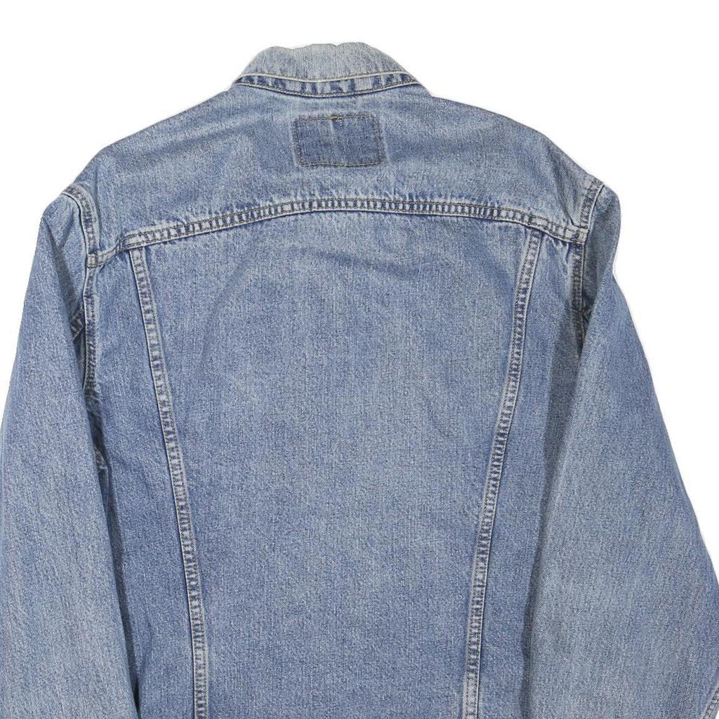 LEVI'S Mens Blue Denim Cotton Blend Button Jacket XL Classic Casual Retro