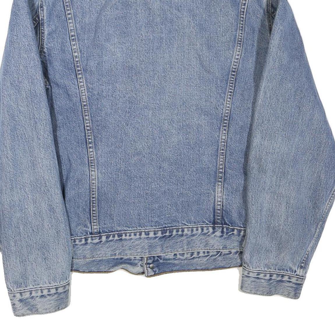 LEVI'S Mens Blue Denim Cotton Blend Button Jacket XL Classic Casual Retro