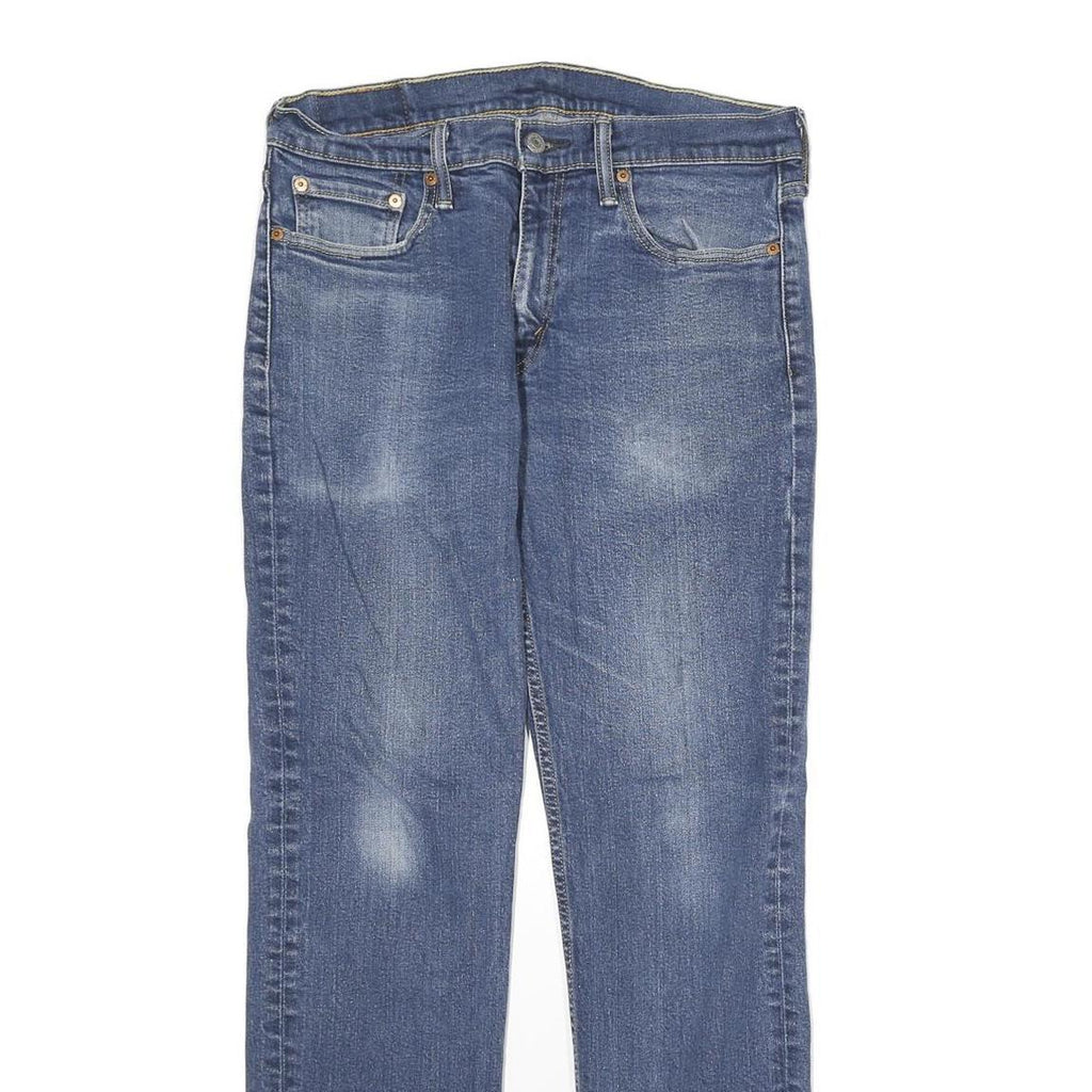 LEVI'S 514 Mens Jeans Blue Slim Straight Denim Medium W32 L32 Classic Fit