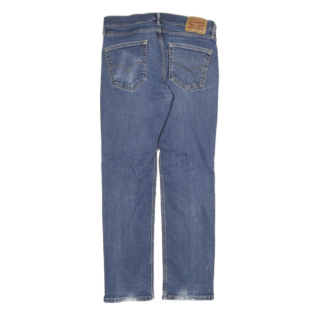 LEVI'S 514 Mens Jeans Blue Slim Straight Denim Medium W32 L32 Classic Fit