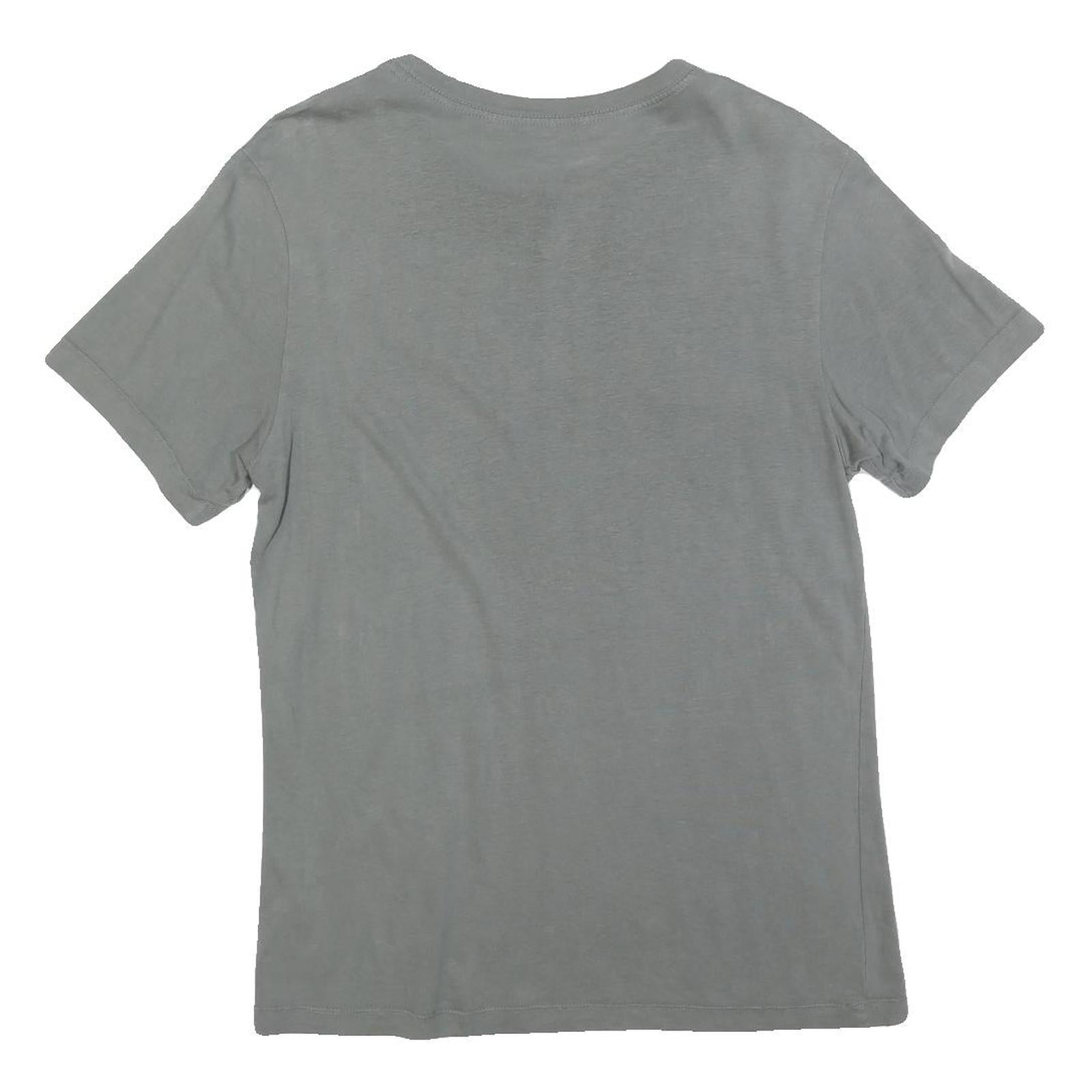 NIKE Mens Grey Classic T-Shirt S Short Sleeve Crew Neck Cotton Blend
