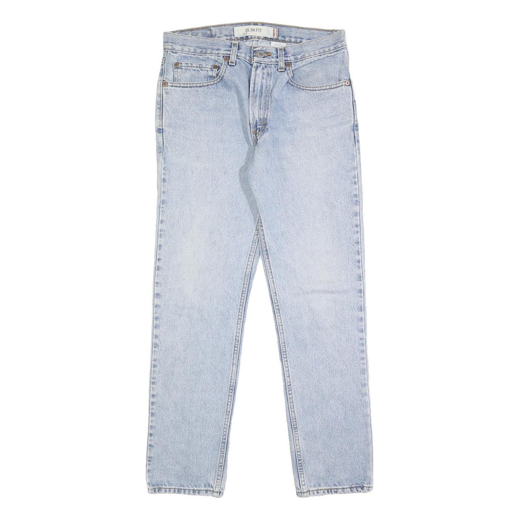 LEVI'S 512 Mens Jeans Blue Slim Skinny Denim Light W31 L30 Classic Zip Fly