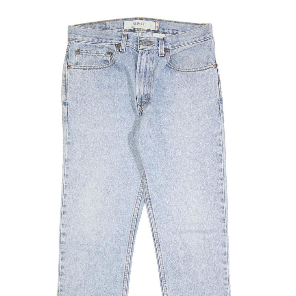 LEVI'S 512 Mens Jeans Blue Slim Skinny Denim Light W31 L30 Classic Zip Fly