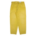 JACK WOLFSKIN Womens Trousers Yellow Relaxed Tapered W32 L31