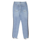 GUESS Spell-Out Womens Jeans Blue Slim Skinny Stone Wash W24 L25