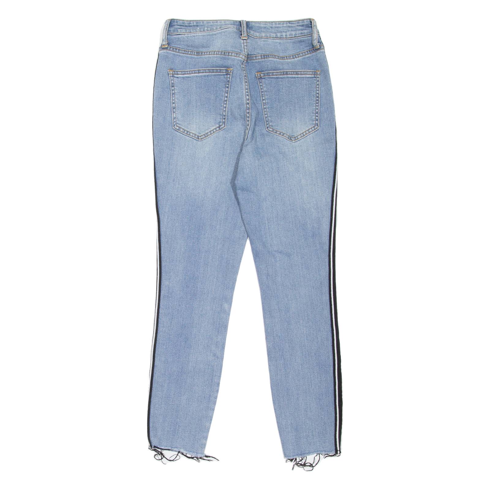 GUESS Spell-Out Womens Jeans Blue Slim Skinny Stone Wash W24 L25