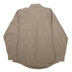 TIMBERLAND Mens Beige Cotton Shirt S Button Pocket Casual Workwear