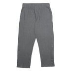 REEBOK Mens Joggers Grey L W32 L28 Cotton Blend Regular Tapered Fit Casual