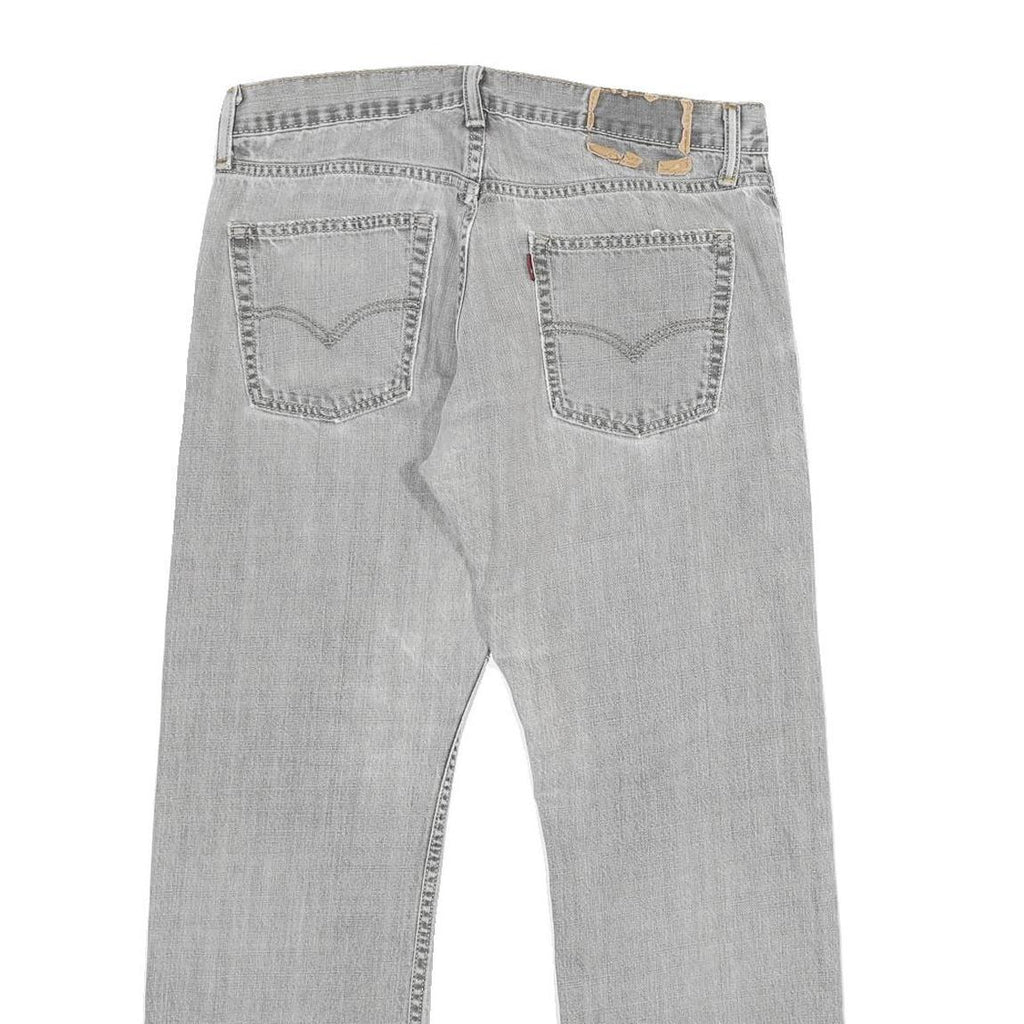LEVI'S 514 Classic Mens Jeans Grey Classic Straight Denim Light W32 L30