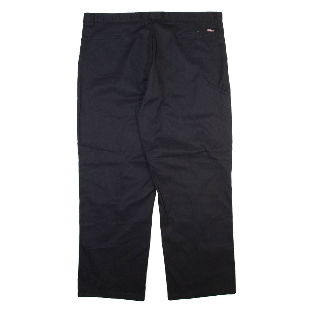 DICKIES Mens Trousers Black Relaxed Straight W44 L32