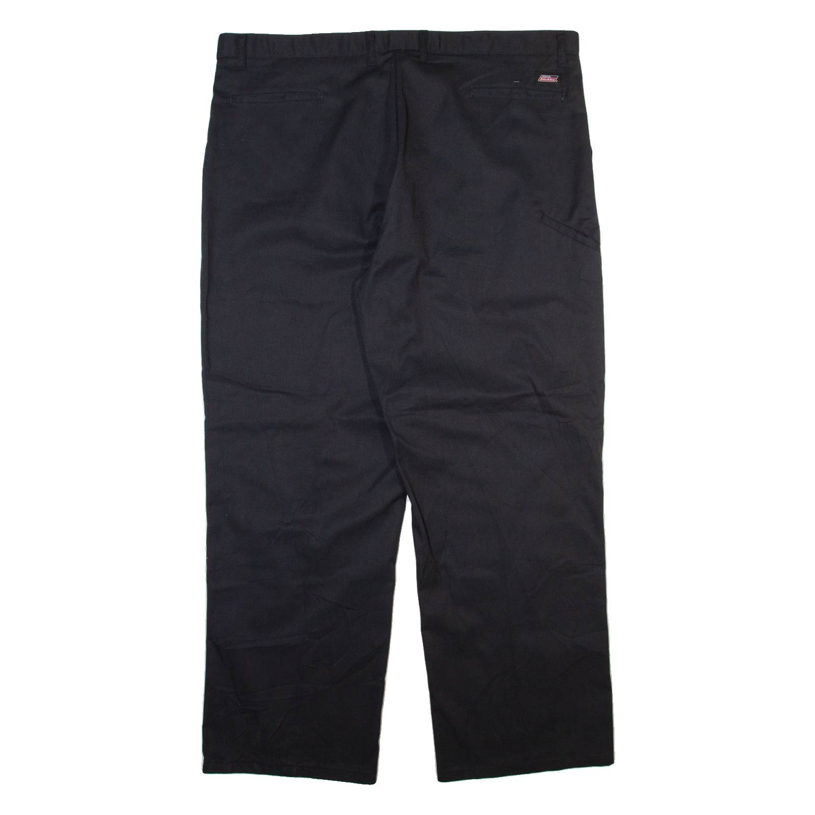 DICKIES Mens Trousers Black Relaxed Straight W44 L32