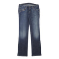 DIESEL Womens Jeans Blue Regular Straight Denim Medium W30 L32 Studded Pocket
