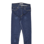 LEVI'S Womens Jeans Blue Slim Skinny Denim Medium W26 L28 Stretch Zip