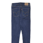 LEVI'S Womens Jeans Blue Slim Skinny Denim Medium W26 L28 Stretch Zip