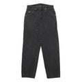 WRANGLER Mens Black Regular Fit Straight Denim Jeans W28 L29 Classic Style