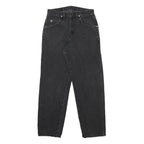 WRANGLER Mens Black Regular Fit Straight Denim Jeans W28 L29 Classic Style