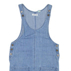 CHEROKEE Womens Dungaree Dress Blue Denim Sleeveless Short S