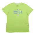 ADIDAS Womens Green Seattle Sounders FC Graphic T-Shirt XL Short Sleeve Crew