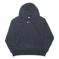 NIKE Womens Black Pullover Hoodie L Cotton Blend Casual Sportswear