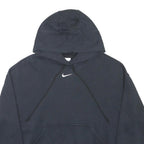 NIKE Womens Black Pullover Hoodie L Cotton Blend Casual Sportswear