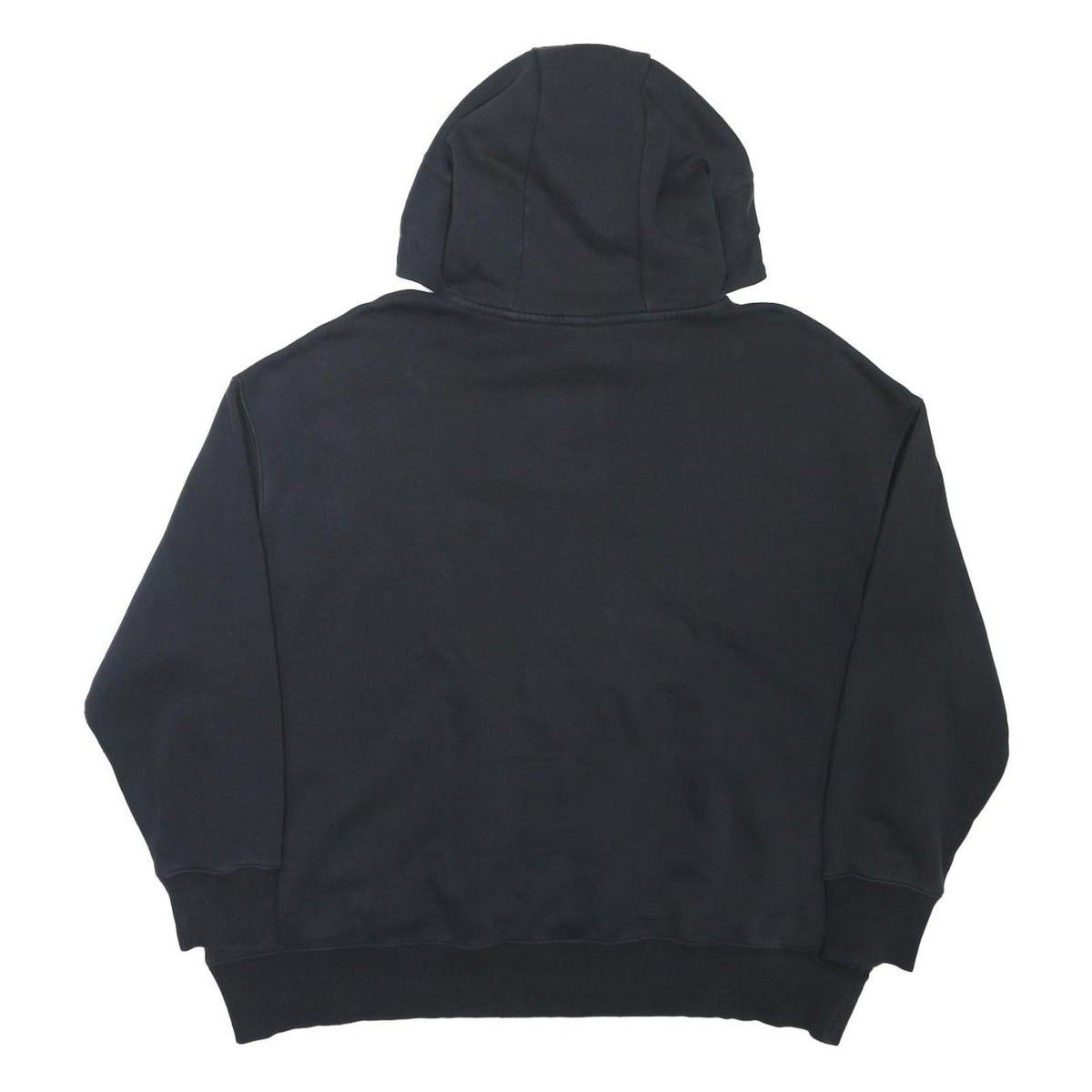 NIKE Womens Black Pullover Hoodie L Cotton Blend Casual Sportswear