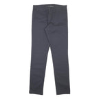 CARHARTT Mens Cotton Blend Navy Slim Straight Trousers W31 L34 Workwear Casual